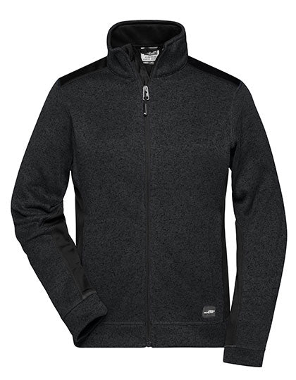 JN861 Ladies´ Knitted Workwear Fleece Jacket -STRONG-