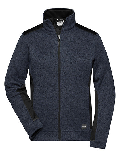 JN861 Ladies´ Knitted Workwear Fleece Jacket -STRONG-