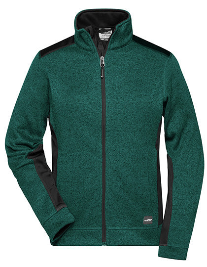 JN861 Ladies´ Knitted Workwear Fleece Jacket -STRONG-
