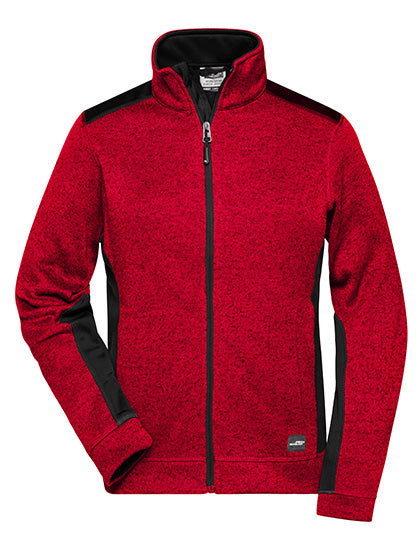 JN861 Ladies´ Knitted Workwear Fleece Jacket -STRONG-