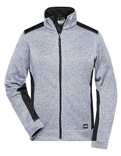 JN861 Ladies´ Knitted Workwear Fleece Jacket -STRONG-